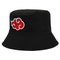Naruto Reversible Akatsuki X Konoha Hidden Leaf Village Bucket Hat