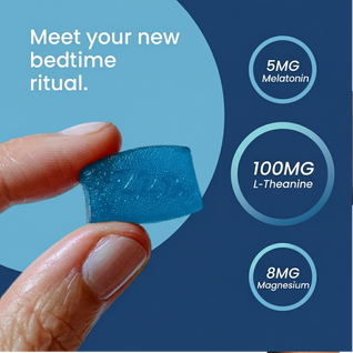 Natural Sleep Gummies, Melatonin-Free Formula, Sweet Strawberry Flavor, Supports Relaxation & Stress Relief, 60 Gummies